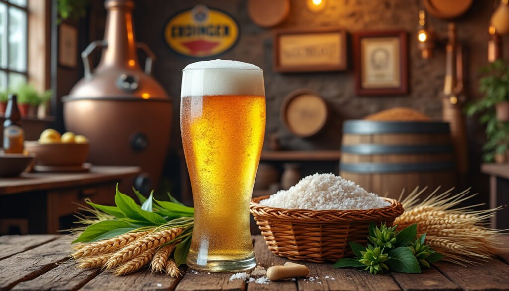 découvrez l'univers fascinant de la bière blanche erdinger weissbier, une authentique weissbier allemande. plongez dans son histoire riche et ses caractéristiques uniques, qui en font une boisson prisée des amateurs de bière. explorez les saveurs, les ingrédients et le processus de fabrication de cette bière emblématique.