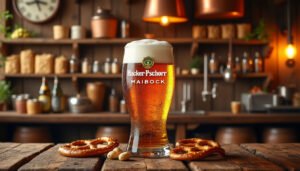 Découverte de la bière brune Hacker-Pschorr Maibock : histoire et saveurs