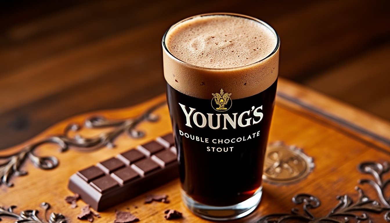 plongez dans l'univers riche et velouté de la bière brune young's double chocolate stout. découvrez ses notes de chocolat fondant et de café, ainsi que son équilibre parfait entre douceur et amertume. une expérience gustative inoubliable pour les amateurs de bières artisanales.