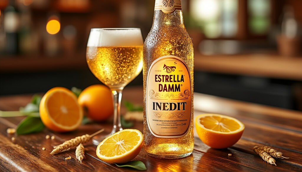 plongez dans l'univers de la bière blanche estrella damm inedit, une véritable expérience gustative. avec ses arômes fruités et sa douceur incomparable, cette bière artisanale étoffe vos moments de dégustation. parfaite pour accompagner vos plats préférés, découvrez son mariage unique de saveurs.