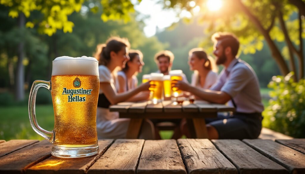 explorez l'univers de la bière blonde augustiner helles, véritable symbole de la tradition bavaroise. découvrez son goût raffiné et son histoire fascinante qui en font une incontournable des brasseries allemandes.