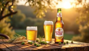 Découverte de la bière blonde Estrella Damm Lager : histoire et caractéristiques