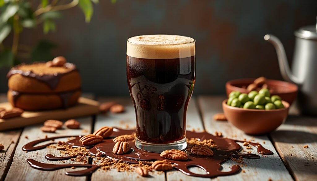 découvrez la bière brune omnipollo noa pecan mud cake stout, une expérience gustative unique qui allie des saveurs riches de chocolat, de noisette et de caramel. plongez dans un monde de délices avec cette stout innovante qui ravira vos papilles.