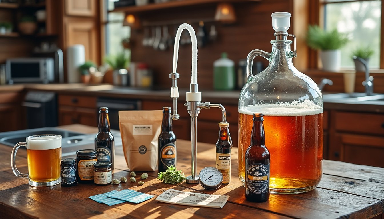 découvrez notre kit bière maison et brassez facilement votre propre bière artisanale chez vous. amusez-vous à créer des saveurs uniques et à impressionner vos proches, même sans expérience préalable. devenez le brasseur de vos envies !