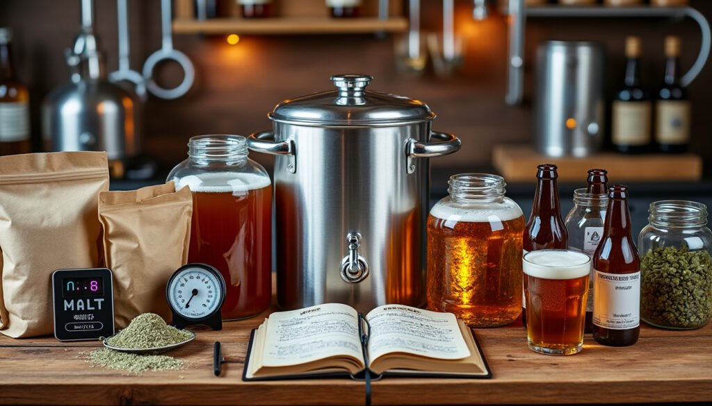 découvrez notre kit bière maison et apprenez à brasser votre propre bière artisanale facilement, chez vous. tous les ingrédients et accessoires inclus pour une expérience unique, même pour débutant !