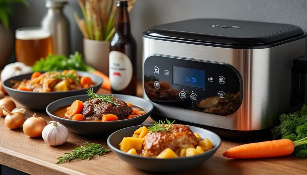 découvrez 3 recettes savoureuses de plats mijotés à la bière à réaliser facilement avec votre robot de cuisine. apportez une touche originale et gourmande à vos repas!